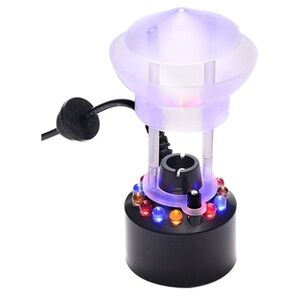 Halloween party mist maker orange red blue led lights brand new in box